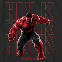 Mens Short Sleeve Hulk Graphic T-Shirt