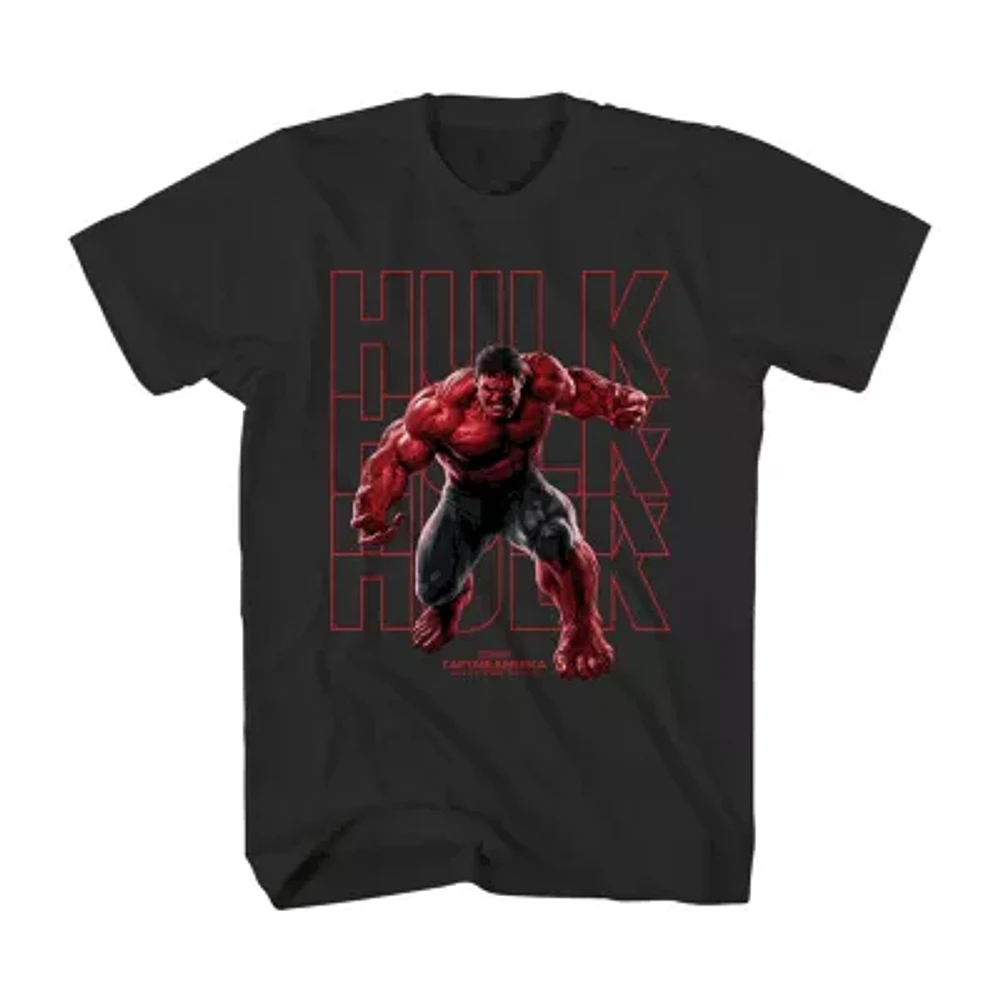 Mens Short Sleeve Hulk Graphic T-Shirt