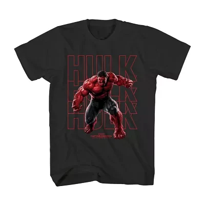 Mens Short Sleeve Hulk Graphic T-Shirt