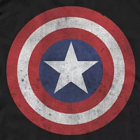 Mens Crew Neck Captain America Tank Top