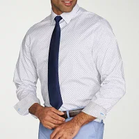 Nick Graham Mens Spread Collar Long Sleeve Shirt + Tie Set