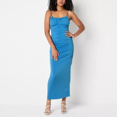 Emerald Sundae Womens Sleeveless Bodycon Dress Juniors