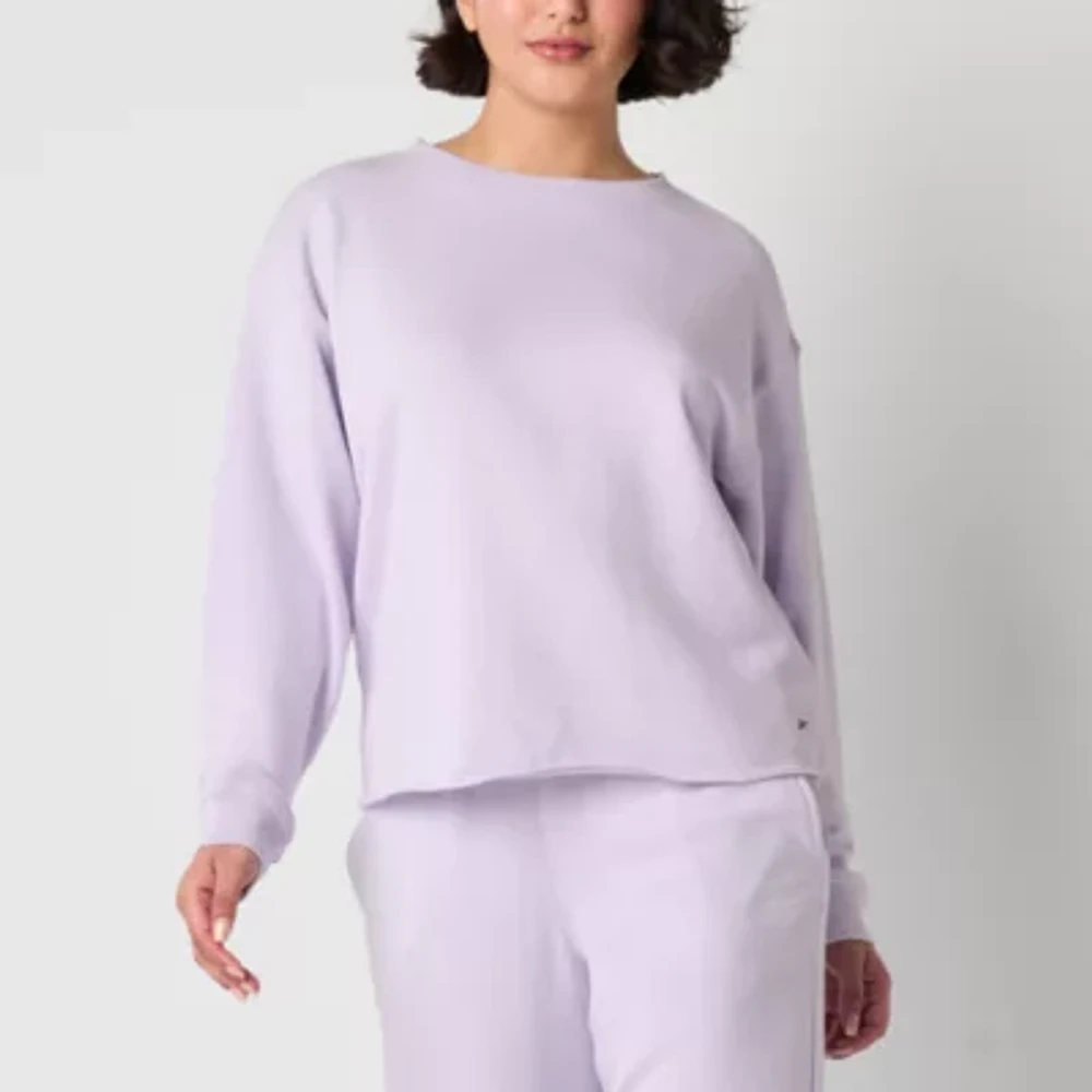 Reebok Womens Crew Neck Long Sleeve Sweatshirt