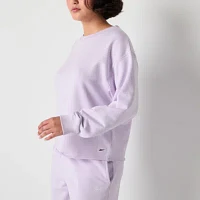 Reebok Womens Crew Neck Long Sleeve Sweatshirt