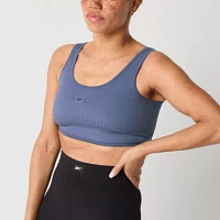 Reebok Light Support Rib Twist Back Sports Bra