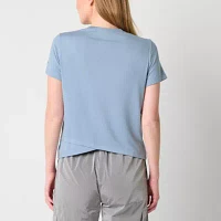 Reebok Womens Crew Neck Short Sleeve T-Shirt