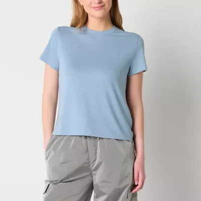 Reebok Womens Crew Neck Short Sleeve T-Shirt