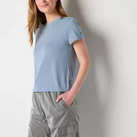 Reebok Womens Crew Neck Short Sleeve T-Shirt