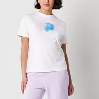 Reebok Womens Crew Neck Short Sleeve T-Shirt