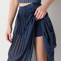 Xersion Womens Mesh Pleated Skirt