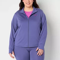 PUMA Lightweight Womens Plus Active Track Jacket