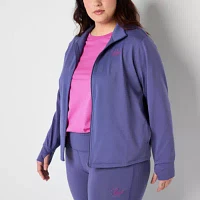 PUMA Lightweight Womens Plus Active Track Jacket
