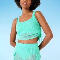 Decree Womens Tops Swimsuit Cover-Up