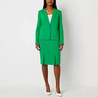 Black Label by Evan-Picone Womens Suit Skirt