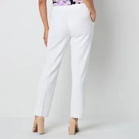 Black Label by Evan-Picone Textured Womens Straight Fit Suit Pant