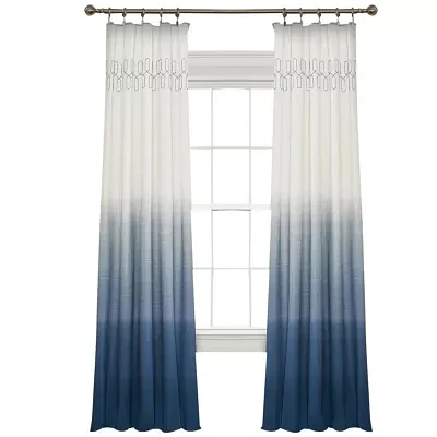 Vue Signature Arashi  Fashion Rod Pocket Light-Filtering Single Curtain Panel