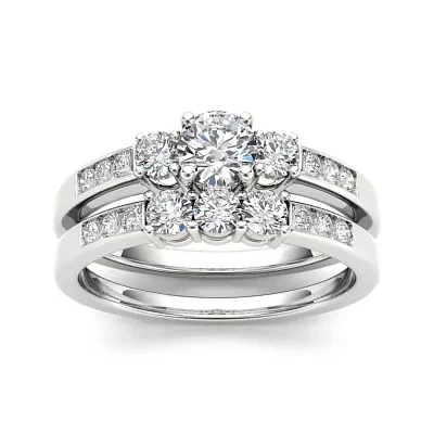 CT.T.W. Natural Diamond 14K Gold Bridal Ring Set