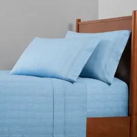 Fieldcrest 300 Thread Count Cotton Percale Sheet Set