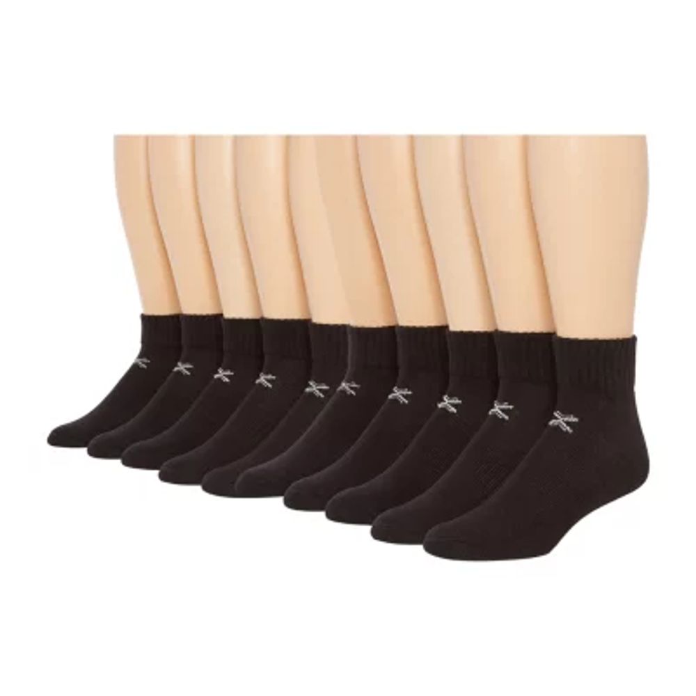Xersion Quick Dry 10 Pair Quarter Socks Mens