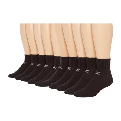 Xersion Quick Dry 10 Pair Quarter Ankle Socks Mens