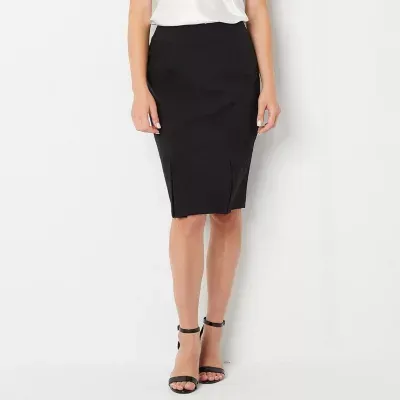 Black Label by Evan-Picone Womens Suit Skirt-Petite