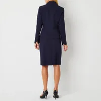 Le Suit 2-pc. Knee Length Skirt Suit-Petite