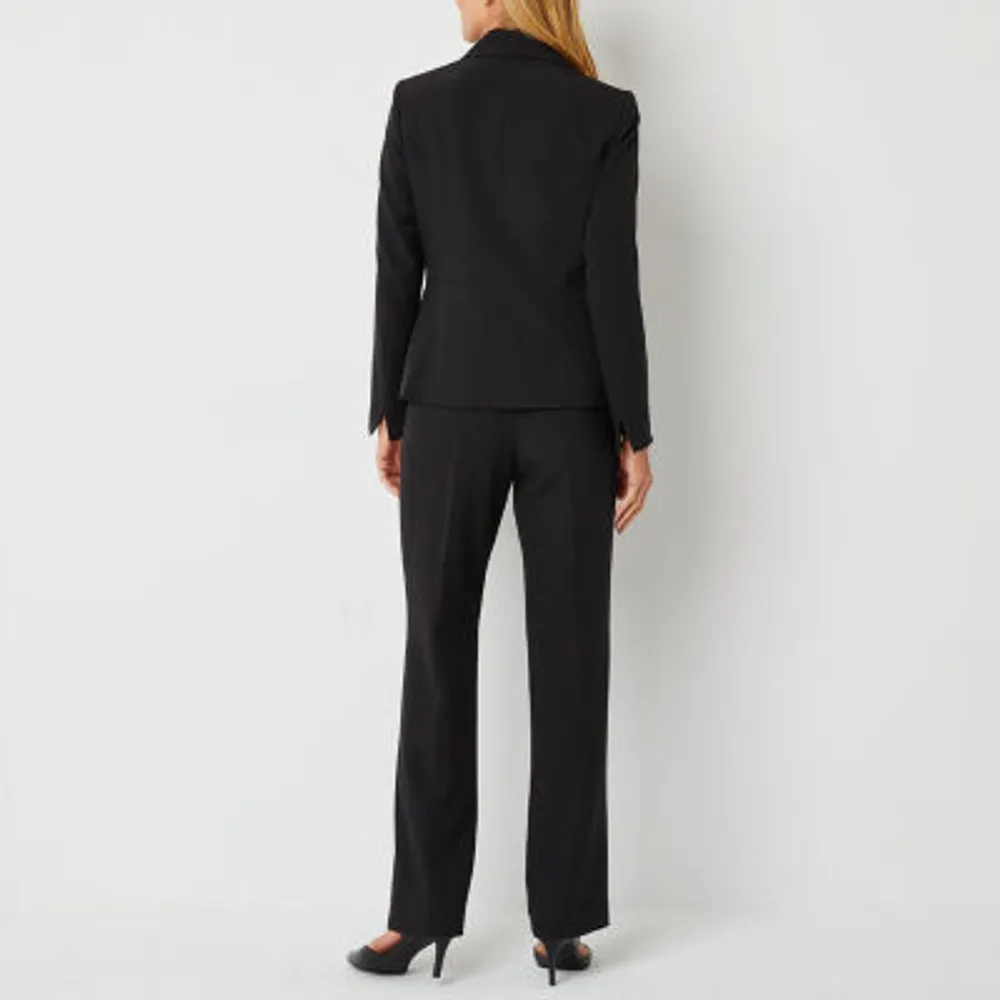 Le Suit 2-pc. Straight Leg Pant Suit-Petite