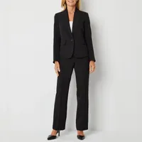 Le Suit 2-pc. Straight Leg Pant Suit-Petite