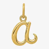 Initial Womens 14K Gold Pendant