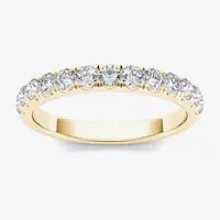 2MM / CT. T.W. Natural White Diamond 14K Gold Wedding Band