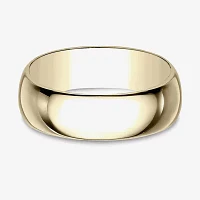 8MM 10K Gold Wedding Band