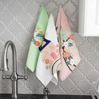 RITZ Cotton Kitchen Towels and Dish Cloths (Set of 3 Towels/ 3