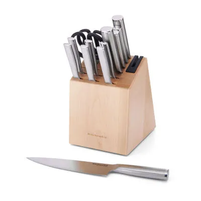 KitchenAid Stainless Steel 14-pc. Knife Block Set