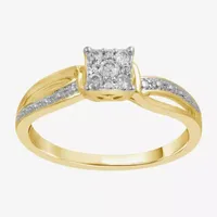 Promise My Love Womens 1/6 CT.T.W. Natural Diamond 10K Gold or Sterling Silver Ring