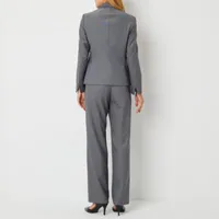 Le Suit 2-pc. Straight Leg Pant Suit-Petite