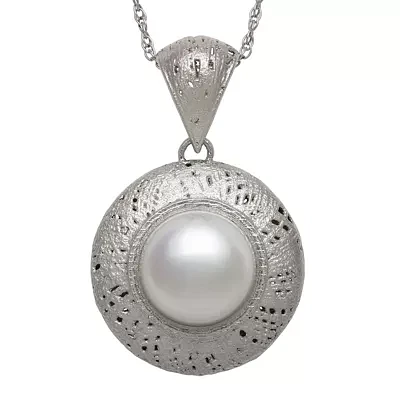 Cultured Freshwater Pearl Sterling Silver Pendant