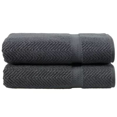 Linum Home Textiles Herringbone -pc Bath Towel Set