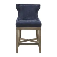 Madison Park Fillmore Counter Stool Counter Height Upholstered Swivel Bar Stool