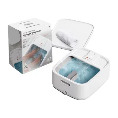 Sharper Image® Foot Bath, Heated Spa with Massage Rollers & LED Display