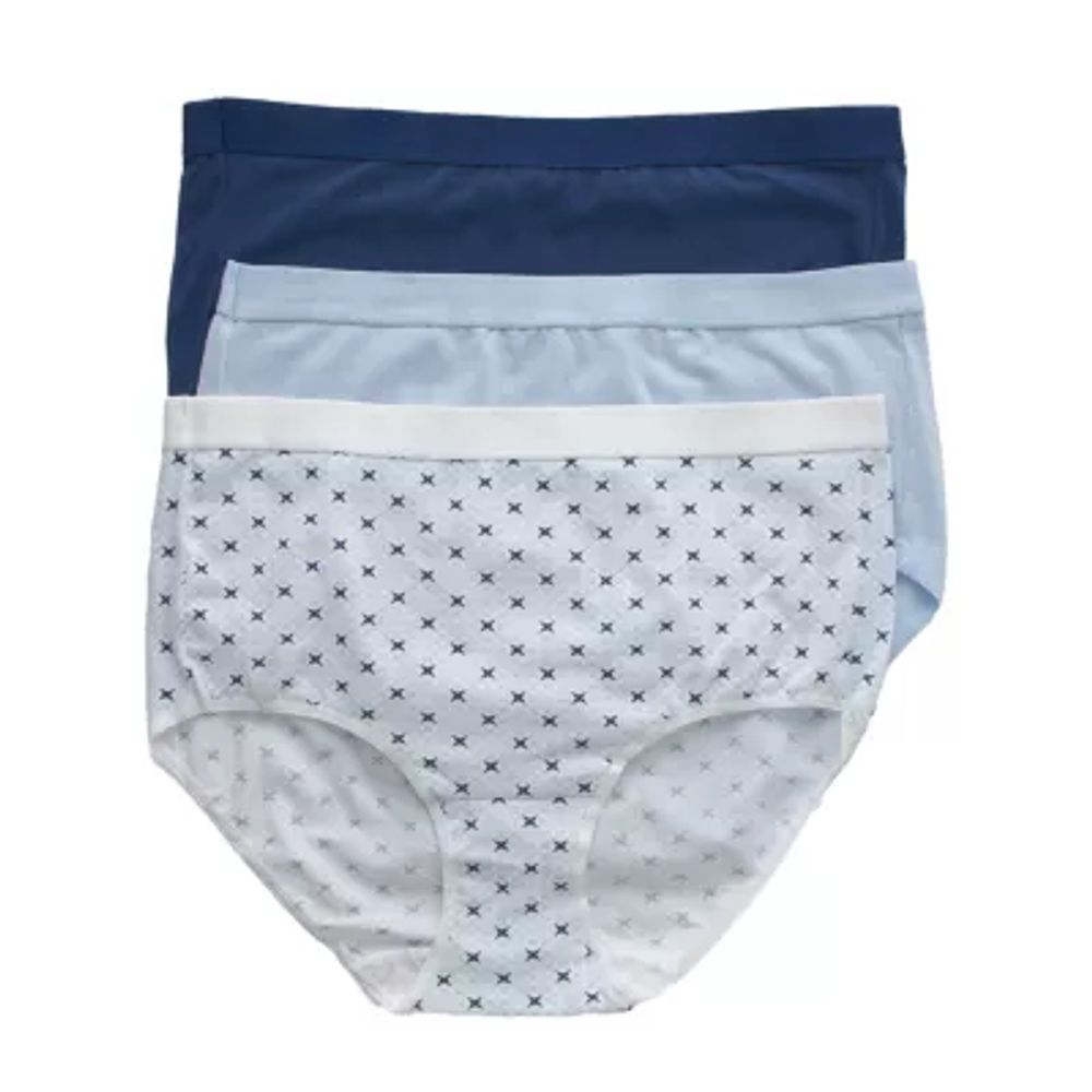 Hanes Comfort, Period. Women's Brief Period Underwear, Light