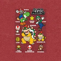 Little & Big Boys Crew Neck Short Sleeve Super Mario Graphic T-Shirt