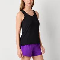 Xersion Mesh Womens U Neck Sleeveless Tank Top