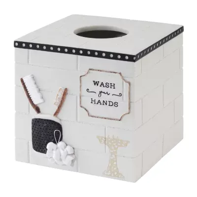 Avanti Bath Icons Tissue Box Cover