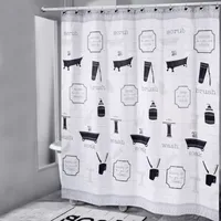 Avanti Bath Icons Shower Curtain