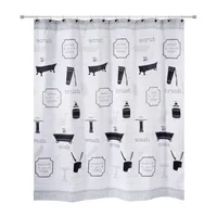 Avanti Bath Icons Shower Curtain