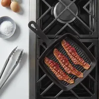 Smith & Clark Cast Iron 8" Grill Pan