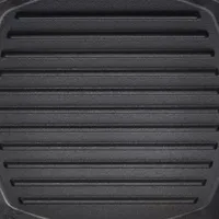 Smith & Clark Cast Iron 10.25" Grill Pan with Assist Handle