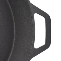 Smith & Clark Cast Iron 12" Frying Pan with Assist Handle