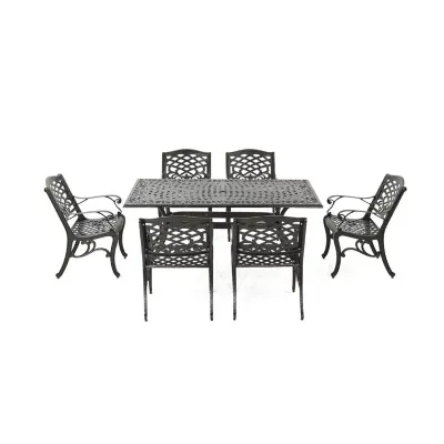 Hallandale 7-pc. Rectangular Dining Set