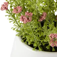 Linden Street 12" Pink Wildflower Artificial Plant